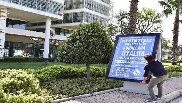 Antalya OSB’de ‘Mavi OSB Mavi Antalya’ hareketi başladı