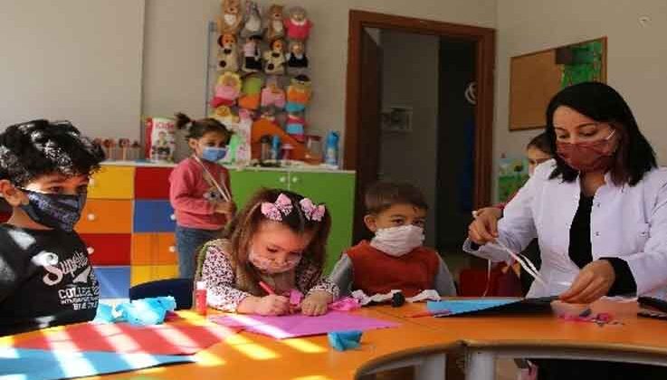 Gündoğmuş Kreş ve Gündüz Bakım Evi’nde eğitim devam ediyor