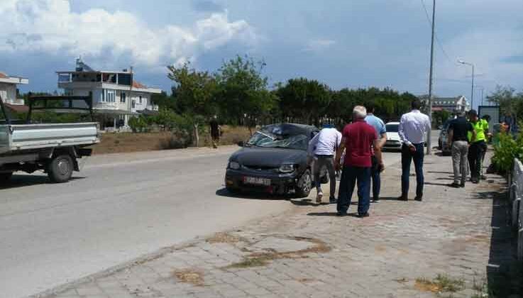 Otomobilin çarptığı yaşlı adam yaralandı