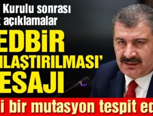 Bilim Kurulu toplantısı sonrası Bakan Koca’dan ‘tedbir sıkılaştırılması’ mesajı