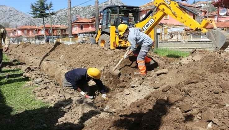 İbradı’da 30 yıllık içme suyu altyapısı yenilendi