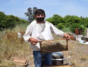 Antalya’da ilk bal hasadını yapan arıcılardan, aracı tepkisi