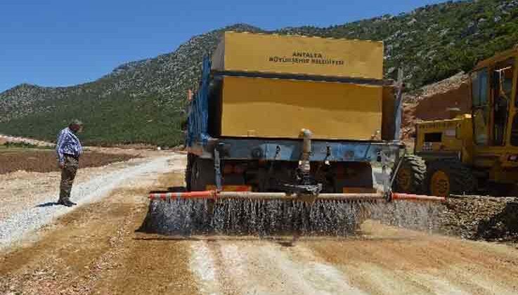 Naldöken yolu bakıma alındı