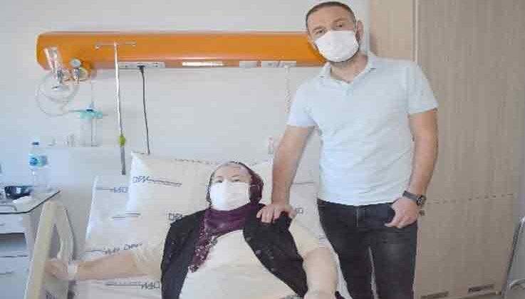 Nevşehir’den Antalya’ya robotik protez cerrahisi için geldi, sağlığına kavuştu