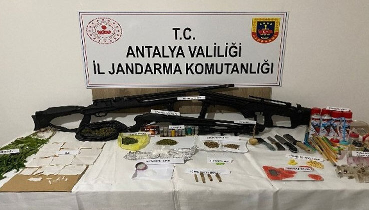 Antalya’da uyuşturucu operasyonu