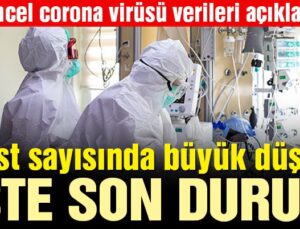 Sağlık Bakanlığı güncel corona virüsü verilerini açıkladı! İşte 1 Mayıs tablosu