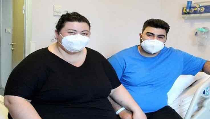 Toplam ağırlıkları 300 kilograma yaklaşan gurbetçi obez çift, bebek hayallerini Antalya’da gerçekleştirecek