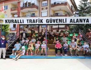 Alanya’da Trafik Eğitim Parkı eğitimleri yeniden başladı