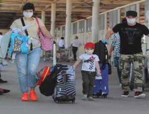 3 haftada 518 bin kişi hava yoluyla Antalya’ya geldi