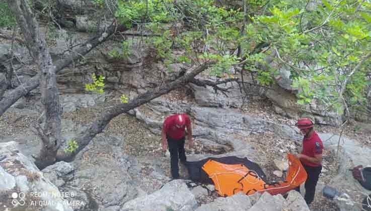 Likya yolunda yürüyüş yapan gurbetçi, kayalıklardan düşerek hayatını kaybetti
