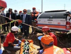 Antalya’da “deprem tatbikatı” gerçeğini aratmadı