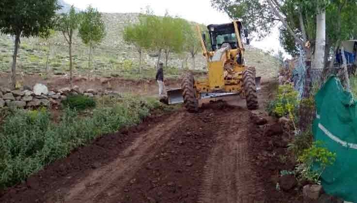 Gençler Yaylası yoluna bakım onarım çalışması