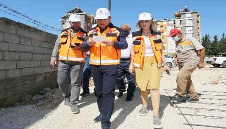 Tütüncü, belediye çalışmalarını yerinde inceledi