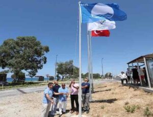 Kızılot halk plajı mavi bayrak aldı