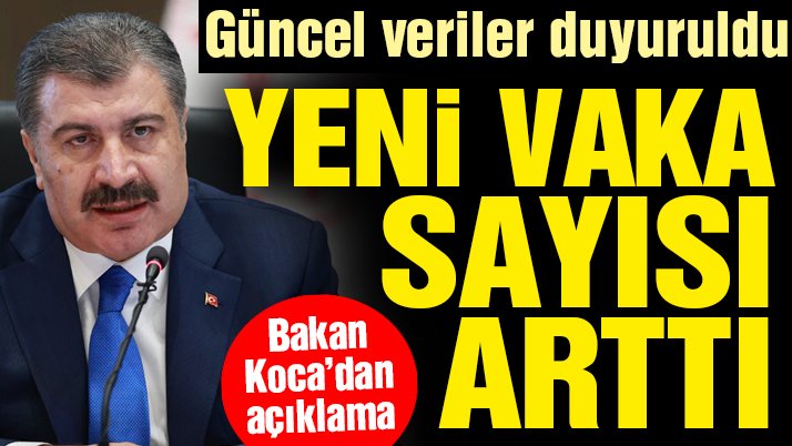 8 Temmuz corona virüsü tablosu açıklandı! Sağlık Bakanı Fahrettin Koca: Sayı artıyor