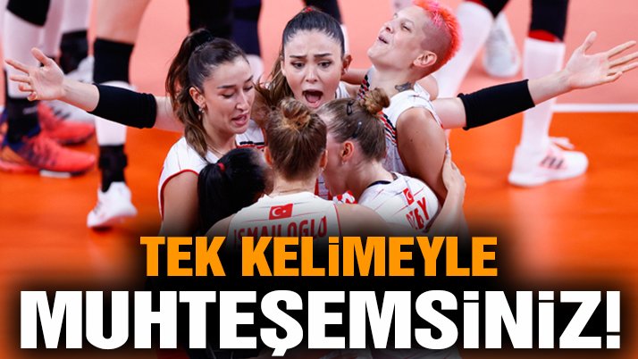 A Milli Kadın Voleybol Takımı Olimpiyatlarda Çin’i devirdi ve tarih yazdı