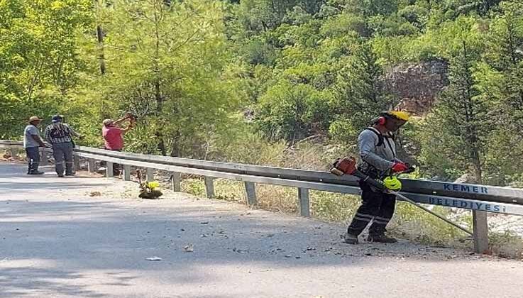 Kemer’de yangın ihtimaline karşı önlemler alınıyor