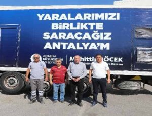 Antalya’dan Kastamonu’ya arama kurtarma ekibi ve yardım tırı