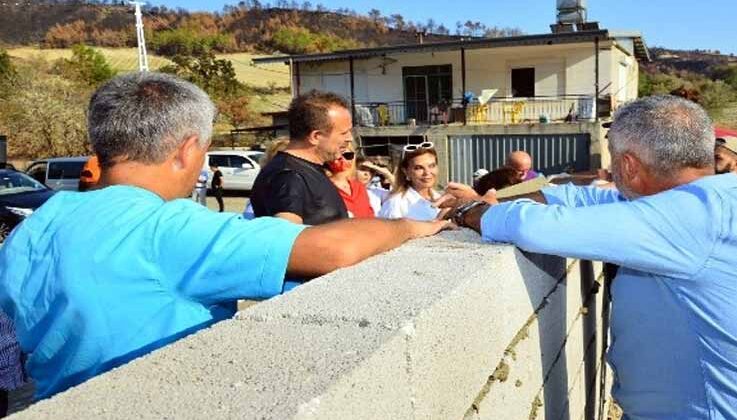 Haluk Levent, yangın felaketinin yaşandığı Manavgat’ta