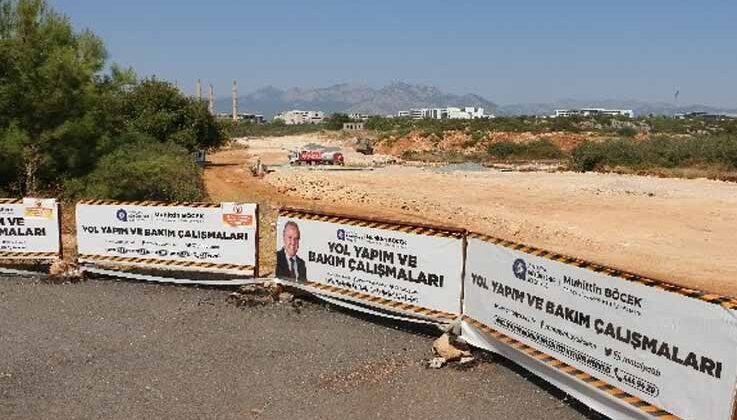 30 metre genişliğindeki yeni yol trafiği rahatlatacak