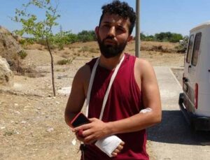 Kazazedeye yardım ederken minibüsün altında kaldı, o anları anlattı