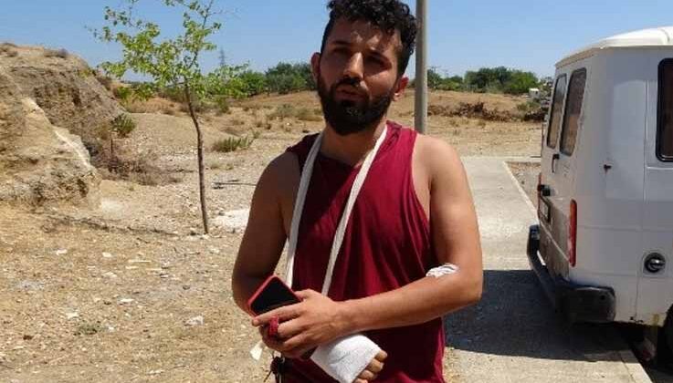 Kazazedeye yardım ederken minibüsün altında kaldı, o anları anlattı