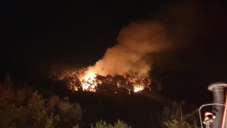 Kovada Milli Parkı’nda yangın başladı