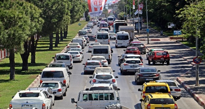 Antalya araç sayısında 4’üncü