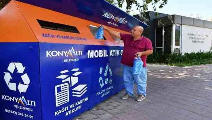 Konyaaltı’nda mahallelere mobil atık getirme merkezi yerleştiriliyor