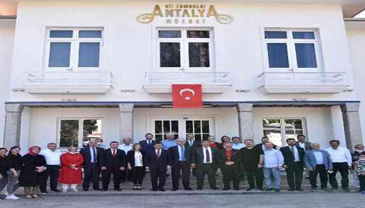 ‘Bir Zamanlar Antalya Müzesi’ açıldı