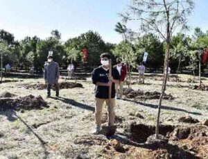 Antalya OSB Teknik Koleji öğrencileri fidan dikti