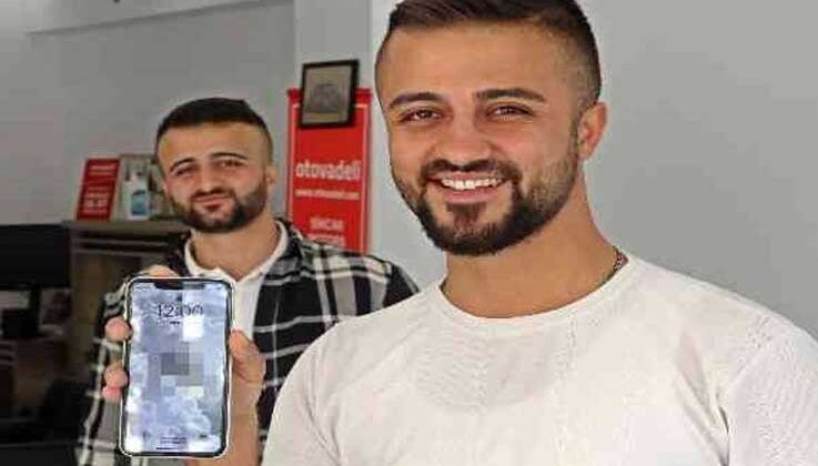 İki kardeşin yüz tanıma kilidi ile sınavı