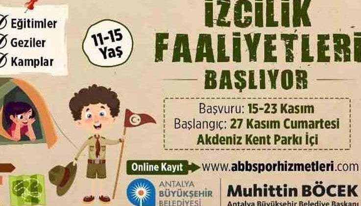 11-15 yaş grubu çocuklara yönelik izcilik faaliyetleri başlıyor