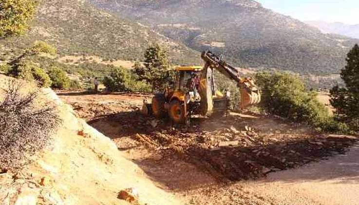 Elmalı’da yayla yolu yenileme çalışmaları