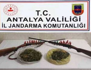 Antalya’da uyuşturucu operasyonunda 2 gözaltı