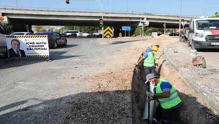 Antalya’da kullanım ömrünü tamamlamış içme suyu hatları yenileniyor