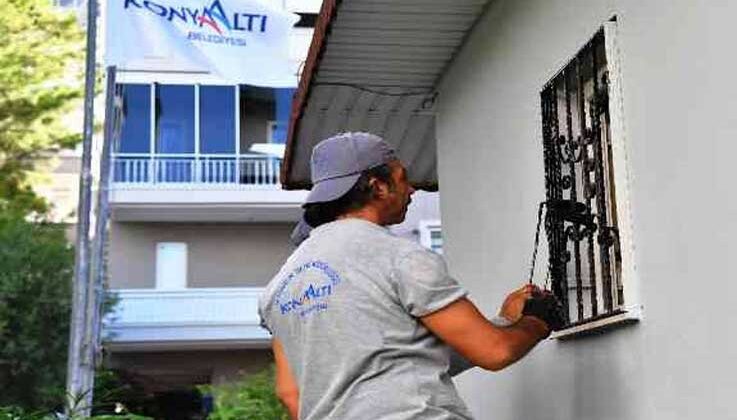 Konyaaltı’ndaki muhtarlıklara bakım-onarım desteği