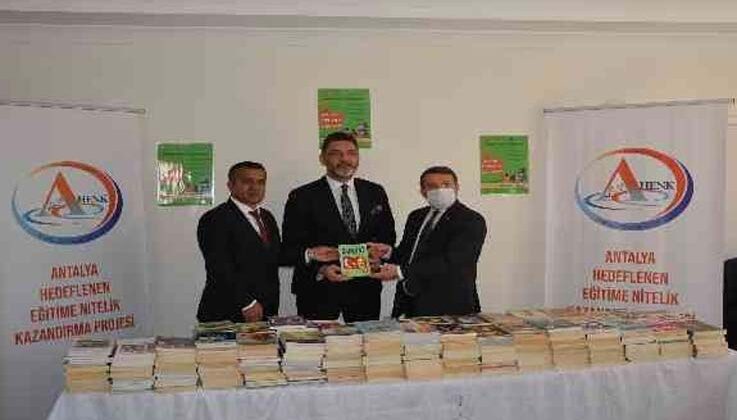 Korkuteli Belediyesinden rekor kitap bağışı