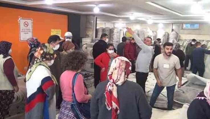 Antalya’da ucuz halı izdihamı