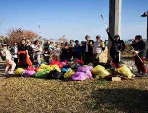 Antalya’da Ukraynalı kadının çevre sevgisi karşılık buldu