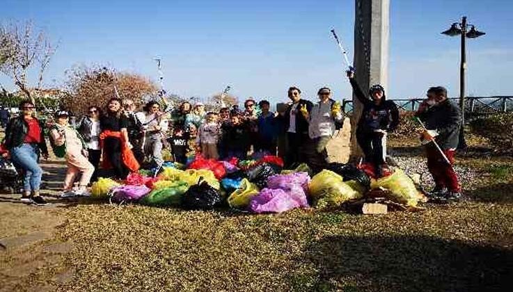 Antalya’da Ukraynalı kadının çevre sevgisi karşılık buldu