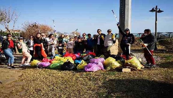 Antalya’da Ukraynalı kadının çevre sevgisi karşılık buldu