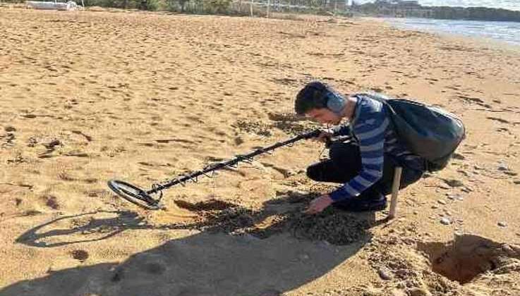 Define avcıları sahili köstebek yuvasına dönüştürdü