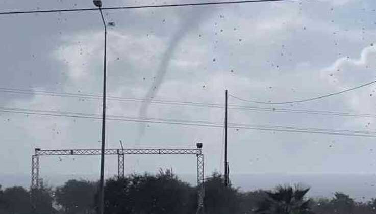Alanya’da hortum korkuttu