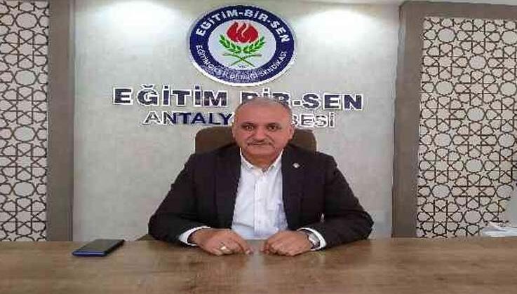 Eğitim Bir Sen Antalya Şube Başkanı Miran: “Memur ve emekli ek zam bekliyor”