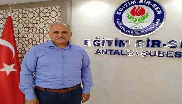 Eğitim Bir Sen Antalya Şube Başkanı Miran: “Öğretmenlik Meslek Kanunu idarecileri de kapsamalı”