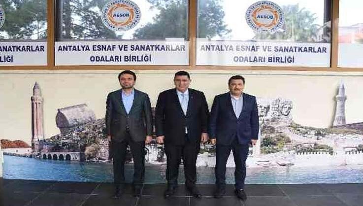 AESOB Başkanı Dere: “Esnafın yararına alınan her kararda Antalya öncülük etti”