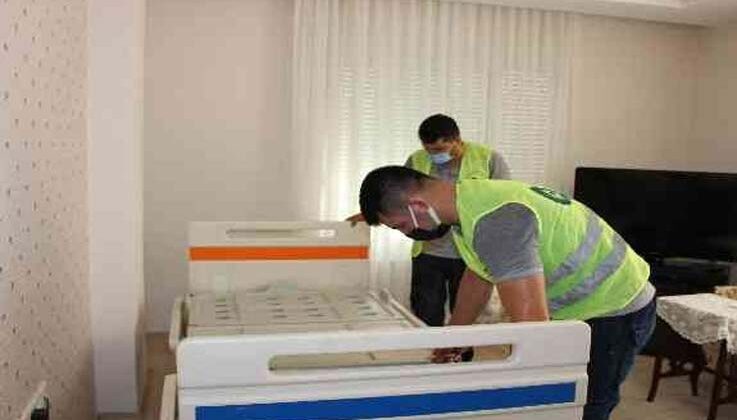 Büyükşehir’den yatalak hastalara otomatik yatak desteği