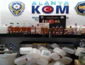 Sahte alkol üretip satan şahıs tutuklandı