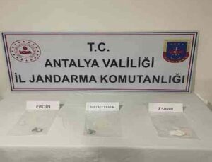 Antalya’da jandarmadan uyuşturucuya geçit yok